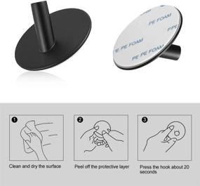 img 2 attached to YAKAON Strong Adhesive Hooks: Ideal for Heavy-duty Applications