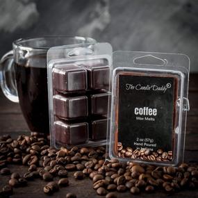 img 1 attached to 🕯️ The Candle Daddy Coffee Maximum Scent Wax Cubes Melts - 5 Packs - 10 Ounces Total - 30 Cubes