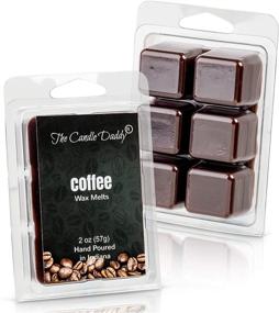 img 2 attached to 🕯️ The Candle Daddy Coffee Maximum Scent Wax Cubes Melts - 5 Packs - 10 Ounces Total - 30 Cubes