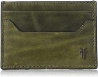 👔 frye austin card case espresso: a stylish wallet for men's essential accessories logo