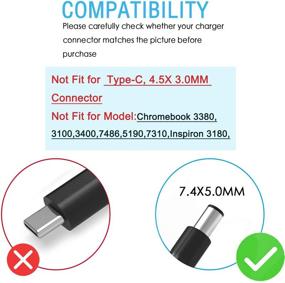 img 3 attached to Charger Adapter Latitude Chromebook Notebook