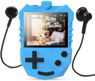 agptek k1 portable 8gb children's mp3 player with speaker, 🎧 fm radio, voice recorder, expandable up to 128gb, blue - upgraded version logo