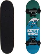 discover the ultimate thrill with the kryptonics locker board complete skateboard logo