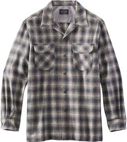 img 1 attached to Pendleton Sleeve Classic Board Shirt Men's Clothing for Shirts