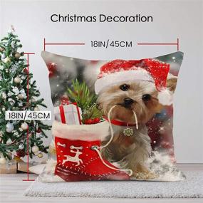 img 3 attached to Britimes Christmas Outdoor Decorative Pillowcase Bedding