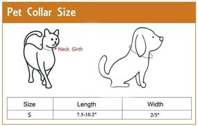 img 3 attached to 🐶 Puppy ID Collars: Adjustable Breakaway Nylon with Record Keeping Charts - 8pcs Set