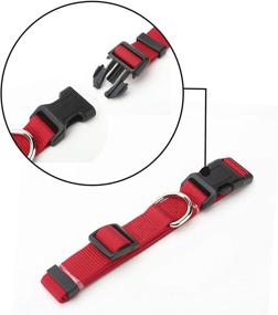 img 1 attached to 🐶 Puppy ID Collars: Adjustable Breakaway Nylon with Record Keeping Charts - 8pcs Set