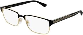 img 1 attached to Eyeglasses Gucci 0383 004 BLACK