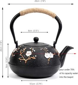 img 1 attached to ☕ DAMUI Japanese Infuser Stovetop Teapot: Authentic Versatility for Perfect Tea Brewing