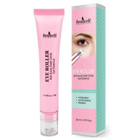 img 4 attached to 👁️ Beaueli Eye Serum Roller with Hyaluronic Acid, Niacinamide & Peptide - Effective Anti-Aging Treatment for Dark Circles, Puffiness, Wrinkles- Under Eye Cream Massage with 0.7 fl.oz