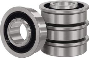 img 4 attached to Flanged Groove Bearings for Wheelbarrows by XiKe
