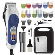 wahl corded clipper color pro complete hair cutting kit: effortless haircuts for men, women, & children with colored guide combs - model 79300-1001 logo