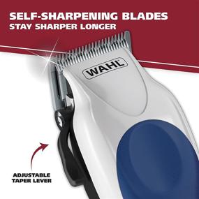 img 1 attached to Wahl Corded Clipper Color Pro Complete Hair Cutting Kit: Effortless Haircuts for Men, Women, & Children with Colored Guide Combs - Model 79300-1001