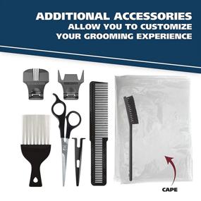 img 2 attached to Wahl Corded Clipper Color Pro Complete Hair Cutting Kit: Effortless Haircuts for Men, Women, & Children with Colored Guide Combs - Model 79300-1001