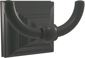 img 4 attached to 💄 Stylish and Functional Amerock Corp BH26512MB Markham Robe Hook in Matte Black: Enhance Your Bathroom with Elegance