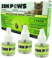 🐱 zenpaws diffuser cat relaxant refill - compatible with top brands. feliway, comfort zone, thunderease, relaxivet refills included logo