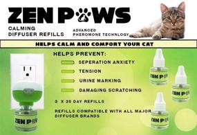 img 2 attached to 🐱 Zenpaws Diffuser Cat Relaxant Refill - Compatible with Top Brands. Feliway, Comfort Zone, ThunderEase, Relaxivet Refills Included