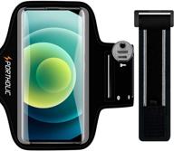 portholic armband for large phones - iphone xs max xr iphone 8 plus 7 plus 6s/6 plus with otterbox defender case, samsung galaxy s9 + s8 plus note 8 3 4 5 lg g6, exercise running pouch phone holder logo