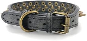 img 3 attached to Spiked Studded Collar Protect Bites Dogs