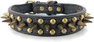 spiked studded collar protect bites dogs logo