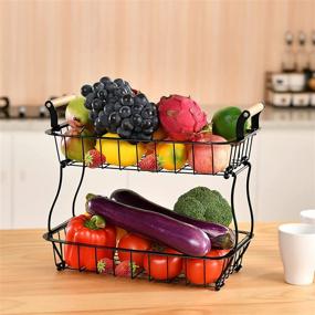 img 3 attached to 🥦 Rectangular Kitchen Vegetable Countertop Organizer