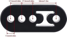img 2 attached to 🚗 Подвеска резиновая крепежная для выхлопной системы автомобиля EVIL ENERGY - Универсальная, 2 шт., размер отверстия 12 мм, 4 отверстия.