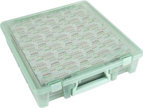 img 1 attached to ArtBin Super Satchel 1-Compartment Box, Mint Craft Organizer - 1 Pack