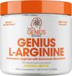 genius arginine powder l arginine supplement logo