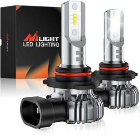 img 4 attached to 🔦 Nilight EF1 H10 LED Fog Light Bulbs, Enhanced Brightness, 4000 Lumens, 6000K Cool White, Mini Size Halogen Replacement, 9145/9140 LED Fog Light DRL Conversion Kit, Pack of 2