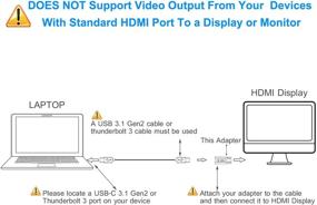 img 3 attached to Adapter Converter Thunderbolt MacBook Chromebook