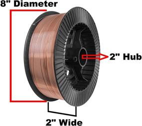 img 2 attached to 🔥 PGN ER70S-6 .023" Mild Steel MIG Welding Wire - 11lb Spool: Superior Quality and Performance