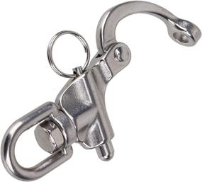 img 3 attached to 🔗 RDEXP Small Stainless Steel Snap Shackles: Durable Quick Release Swivel Bail Rigging Perfection