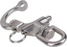 img 2 attached to 🔗 RDEXP Small Stainless Steel Snap Shackles: Durable Quick Release Swivel Bail Rigging Perfection