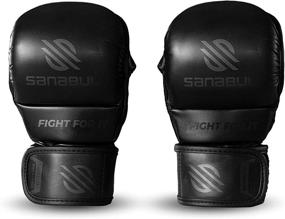 img 1 attached to 🥊 Sanabul Essential 7 oz MMA Hybrid Sparring Gloves: Ultimate Gear for Effective Training