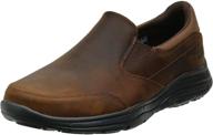 👞 skechers glides calculous slip loafer: premium men's shoes in loafers & slip-ons logo