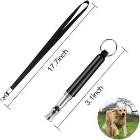 img 3 attached to 🐶 WYNN Ultrasonic Dog Whistle - Silent Training Whistle for Effective Bark Control & Recall Training - Adjustable Frequency - 2 Pack