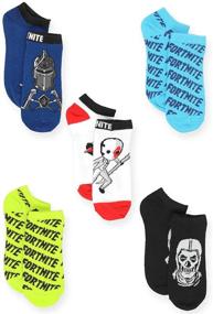 img 4 attached to 🧦 Fornite Gamer Girl Boy Teen Adult 5 Pack No Show Socks - Battle Royale