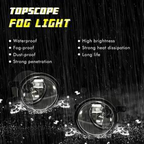 img 3 attached to 🚗 Fog Lights Compatible with Multiple Toyota Models & Lexus: 4Runner, Avalon, Camry, Highlander, Matrix, Prius, Rav4, Tacoma, CT200h, IS250, IS350, LX570, RX350 - Clear Lens Fog Lamps (Passenger & Driver Side)