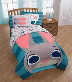 img 1 attached to 🐰 Disney/Pixar Zootopia Twin Comforter: Bunny Ears Reversible Bedding for Kids