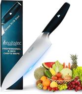 🔪 allezola professional chef’s knife: 8 inch german high carbon stainless steel cooking knife – sharp paring knife, ergonomic handle – multipurpose top kitchen knife for home and restaurant logo