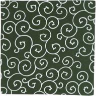 🎎 stunning kyoto arabesque green design: japanese wrapping cloth 'furoshiki' logo