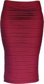 img 2 attached to 👗 KMystic Sexy Strapless Yellow Pencil Bodycon Dress for Women