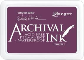 img 1 attached to 🎨 Enhance Your Crafts with the Ranger Thistle Wendy Vecchi Archival Ink Pad