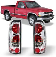 🚦 upgrade your chevy silverado's style with winjet altezza tail lights - compatible with [1999-2006 chevrolet silverado] & [1999-2003 gmc sierra] logo