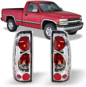 img 4 attached to 🚦 Upgrade Your Chevy Silverado's Style with Winjet Altezza Tail Lights - Compatible with [1999-2006 Chevrolet Silverado] & [1999-2003 GMC Sierra]