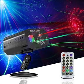 img 4 attached to Lively Laser Lights for Party: DJ Disco Ball Strobe Light, Sound Activated LED Projector for Memorable Parties, Christmas Decorations, Birthday Celebrations, KTV, and Bars