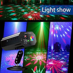 img 1 attached to Lively Laser Lights for Party: DJ Disco Ball Strobe Light, Sound Activated LED Projector for Memorable Parties, Christmas Decorations, Birthday Celebrations, KTV, and Bars