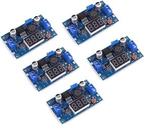 img 4 attached to Songhe LM2596S LM2596 Buck Converter with LED Voltmeter Display - ⚡️ 5pcs Bundle, Adjustable Voltage Step Down Module, 4.0-40V to 1.25-37V, 2A Power Supply