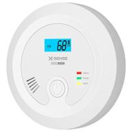 🔋 advanced x-sense co03b carbon monoxide detector alarm: replaceable battery-operated, digital display for enhanced safety logo
