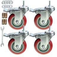 m8 1 25x25mm locking bearing castors casters: efficient solution for smooth mobility logo